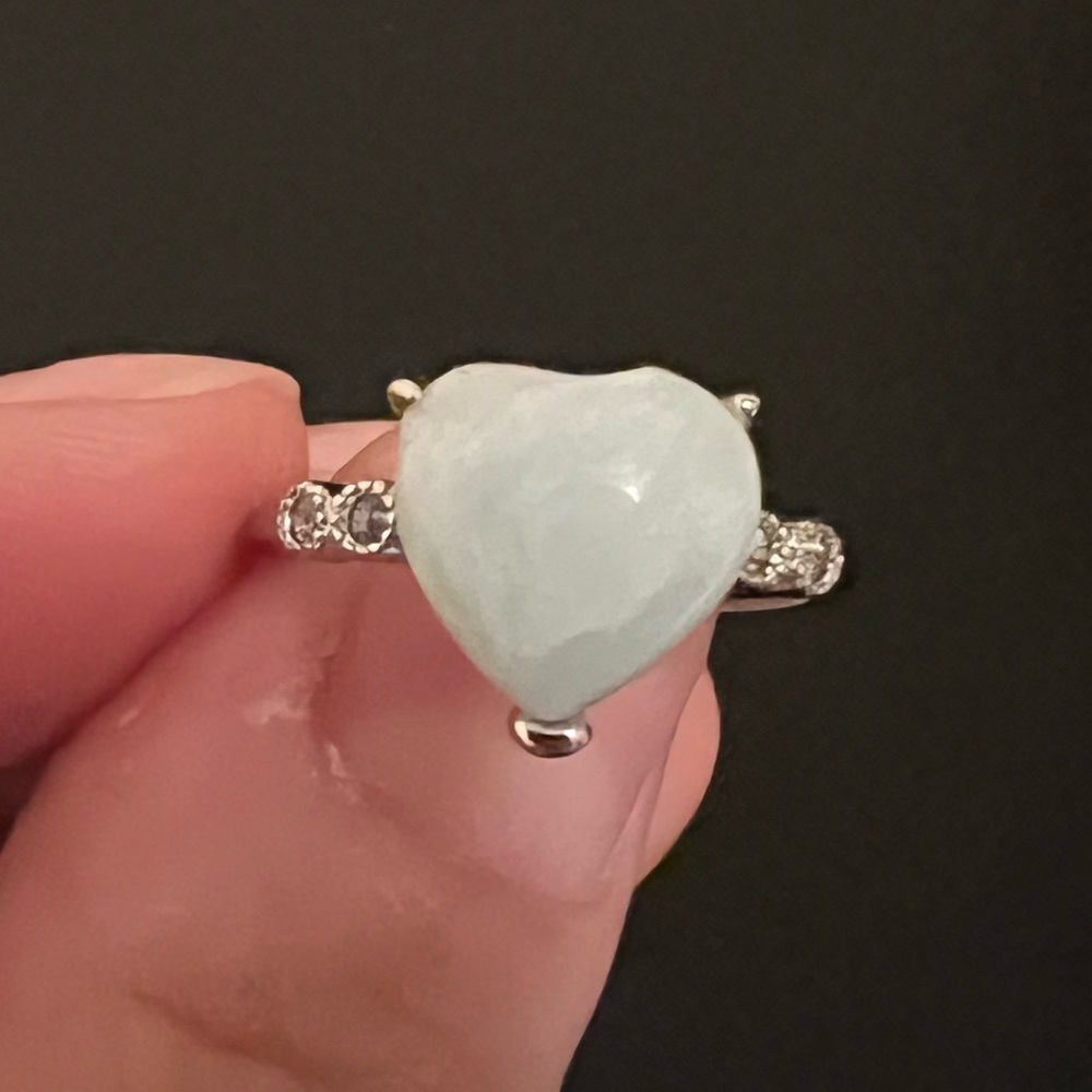 Crystal Heart Ring